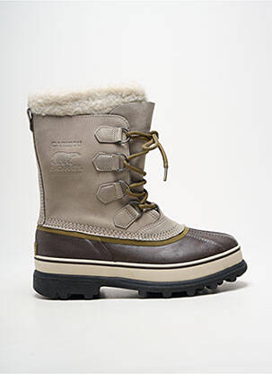 Cizme umplută toc plat până la 3 cm maro SOREL femme