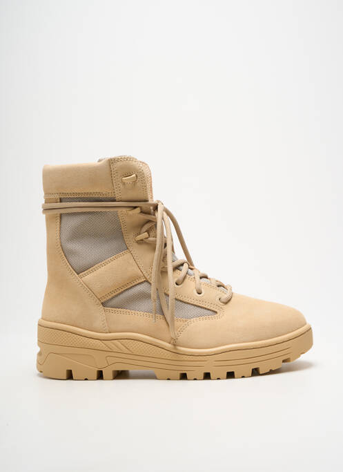 Botine/ghete vârf rotund toc de 4 la 6 cm bej SEASON 4 femme