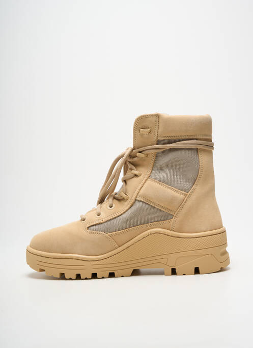 Botine/ghete vârf rotund toc de 4 la 6 cm bej SEASON 4 femme