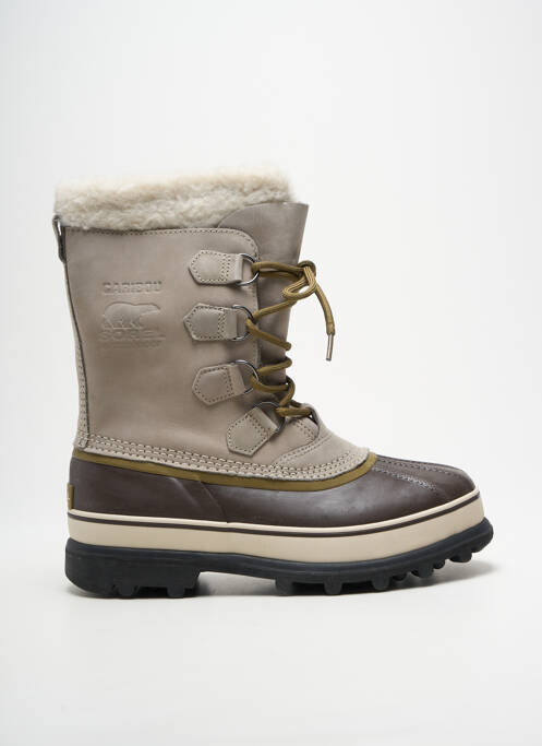 Cizme umplută toc plat până la 3 cm maro SOREL femme