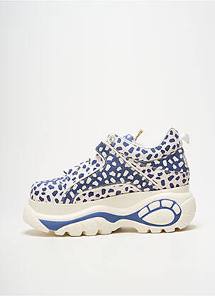 Adidași platformă toc de 4 la 6 cm albastru BUFFALO femeie