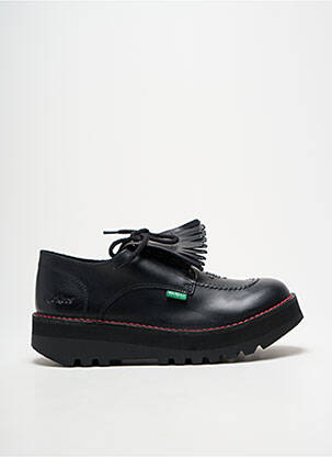 Derby-uri vârf rotund toc de 4 la 6 cm negru KICKERS femeie