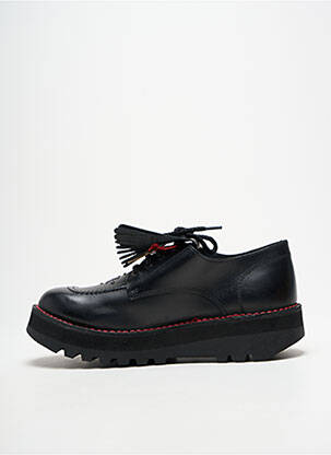 Derby-uri vârf rotund toc de 4 la 6 cm negru KICKERS femeie