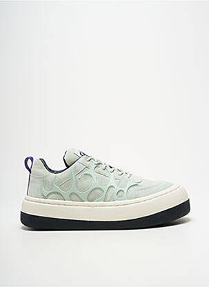 Adidași nubuc toc de 4 la 6 cm verde EYTYS femeie