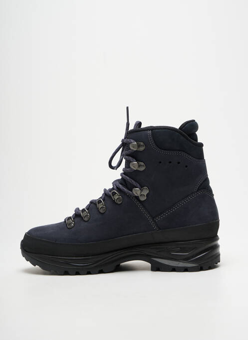 Adidași vârf rotund toc plat până la 3 cm albastru LOWA femme