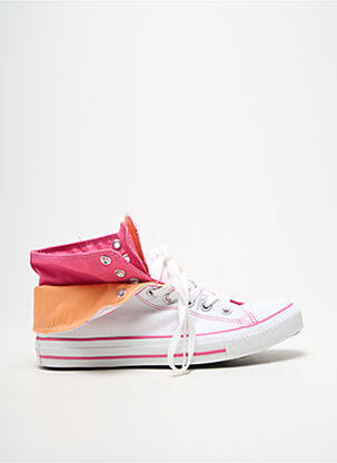 Adidași vârf rotund toc plat până la 3 cm alb CONVERSE femeie