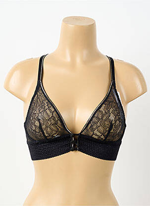 Sutien fără armatură bralete negru SIMONE PERELE femeie