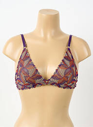 Sutien bretea multi poziție sutien cupe întregi cu decolteu înalt violet AUBADE femme