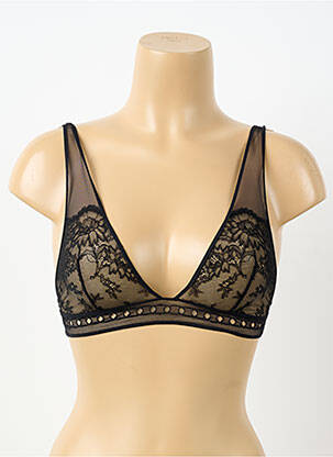 Sutien fără armatură sutien cupe întregi cu decolteu înalt negru MARIE JO femme