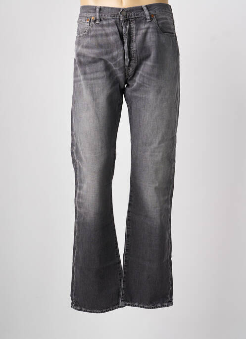 Blugi cu croială dreaptă închidere cu nasturi pe față mărime normală gri LEVIS homme