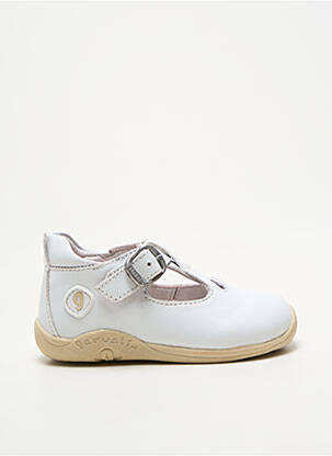 Ghete închidere cu buclă(e) vârf rotund alb GARVALIN fille