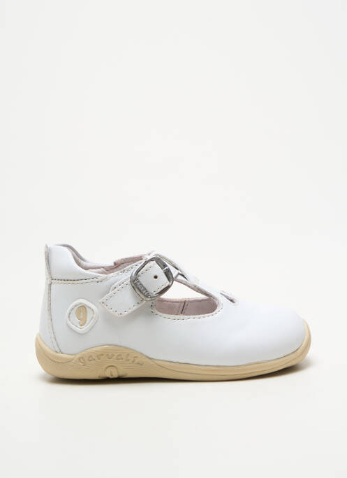 Ghete închidere cu buclă(e) vârf rotund alb GARVALIN fille
