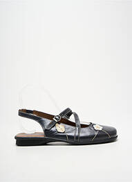 Sandale/pantofi decupați chiquet toc plat până la 3 cm albastru GEO-REINO femme