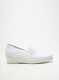 Mocasini arcadă plantară toc de 4 la 6 cm alb PEDI GIRL femme