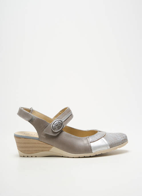 Sandale/Pantofi decupați argintiu GEO-REINO femeie