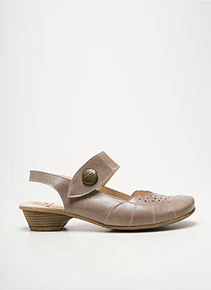 Sandale/Pantofi decupați maro PEDI GIRL femeie