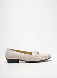 Mocasini vârf rotund toc plat până la 3 cm bej BOISSY femme