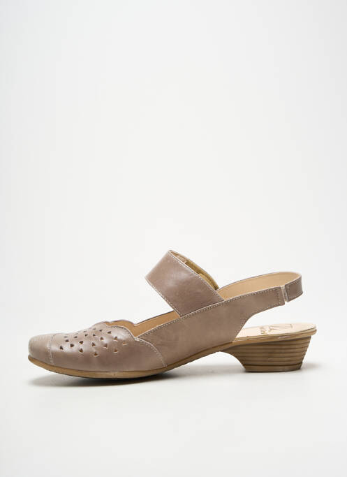 Sandale/Pantofi decupați maro PEDI GIRL femeie