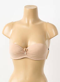 Sutien efect material satinat top sutien push-up piele PIEGE femme