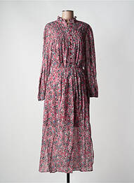 Rochie lungă țesătură poplin mâneci lungi roșu MARANT ETOILE femeie