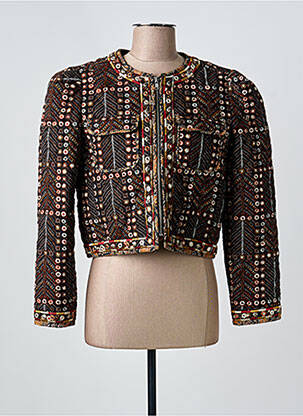 Jachete elegante guler rotund negru MARANT ETOILE femeie