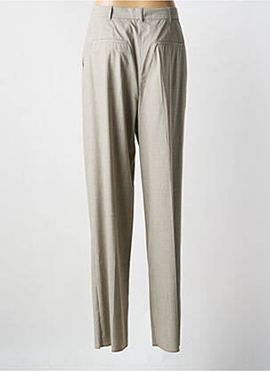 Pantalon drept talie cu cleme talie înaltă gri BARBARA BUI femeie