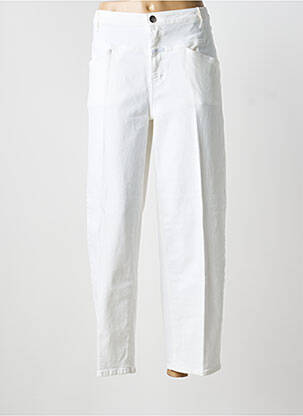 Blugi cu croială dreaptă alb CLOSED femeie