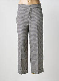 Pantalon drept talie cu cleme mărime normală negru MAX MARA femeie