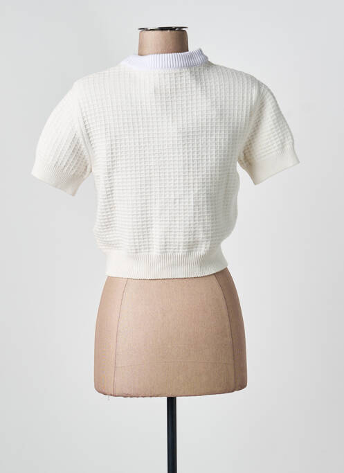 Vestă cu mâneci scurte bej PATOU femeie