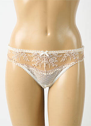 Tanga țesătură satinată roz AUBADE femme