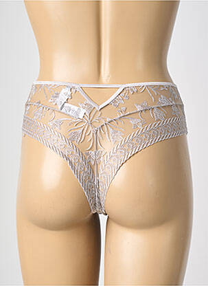 Tanga broderie gri AUBADE femeie