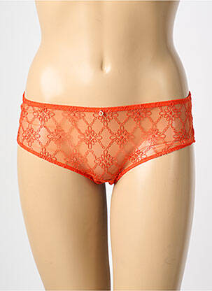 Shorty broderie portocalie AUBADE femeie