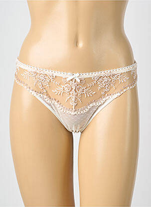 Chilot țesătură satinată bej AUBADE femme