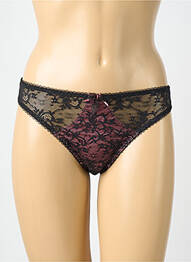 Chilot bi-materie negru AUBADE femme