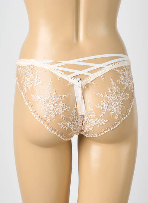 Chilot țesătură satinată bej AUBADE femme