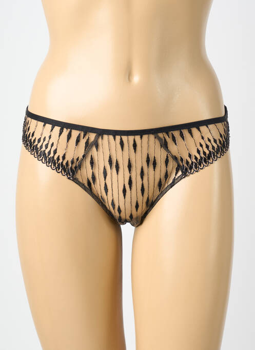 Chilot țesătură satinată negru AUBADE femme