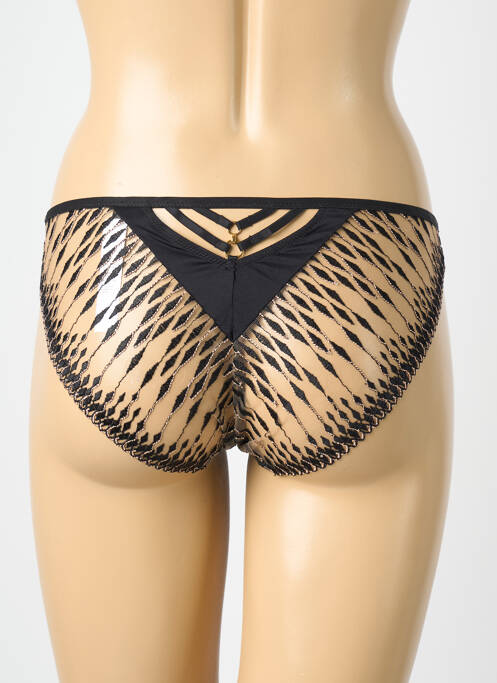 Chilot țesătură satinată negru AUBADE femme