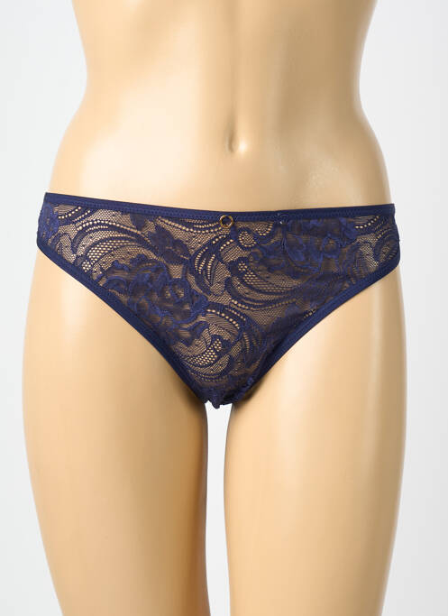 Chilot țesătură dantelă albastru AUBADE femme