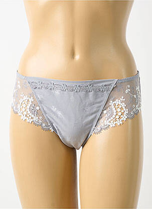 Chilot broderie gri SIMONE PERELE femme