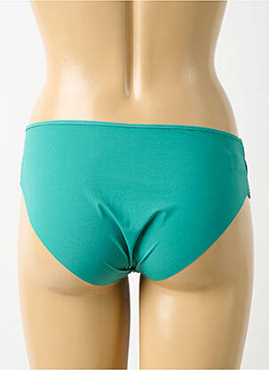 Chilot efect material satinat albastru SIMONE PERELE femeie