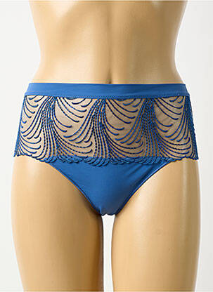 Shorty broderie albastru SIMONE PERELE femeie
