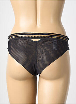 Chilot efect material satinat negru SIMONE PERELE femeie