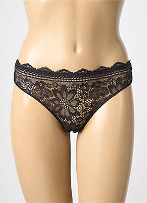 Tanga broderie negru SIMONE PERELE femeie