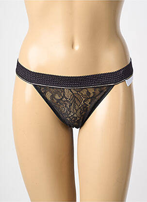Tanga elasticitate negru SIMONE PERELE femeie