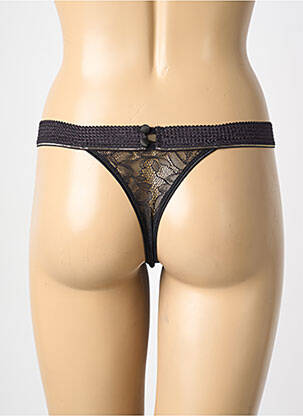 Tanga elasticitate negru SIMONE PERELE femeie
