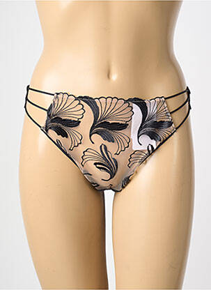 Tanga țesătură tulle negru SIMONE PERELE femeie