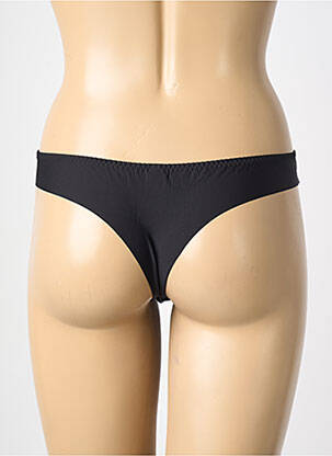 Tanga țesătură tulle negru SIMONE PERELE femeie