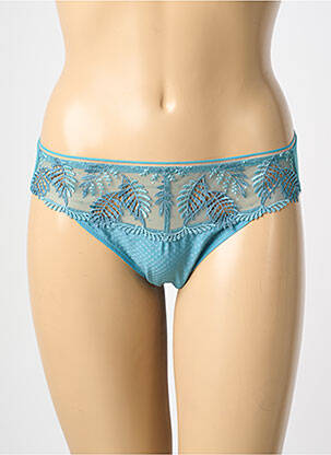 Tanga broderie albastru SIMONE PERELE femeie