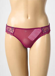 Tanga broderie violet SIMONE PERELE femme