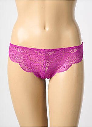Chilot efect material satinat violet SIMONE PERELE femeie